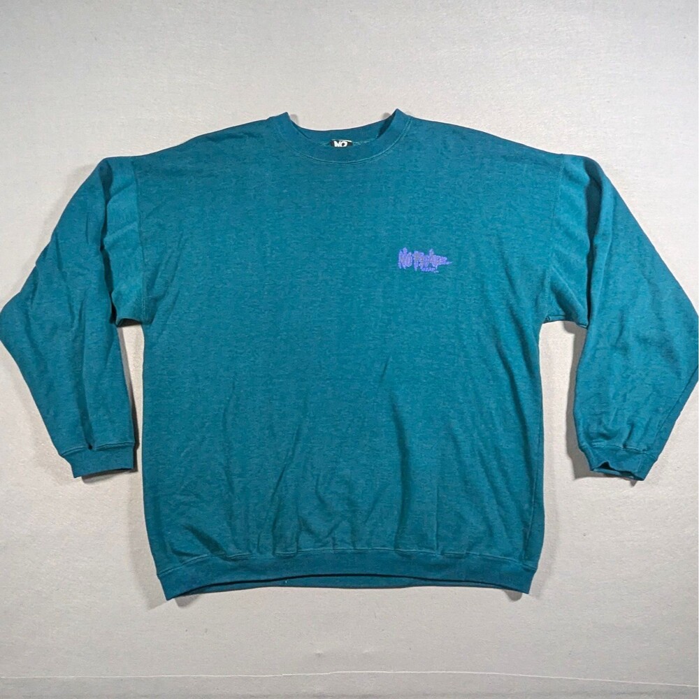 Vintage 90's No Fear Graphic Crewneck Pullover Sweatshirt Men's Size L